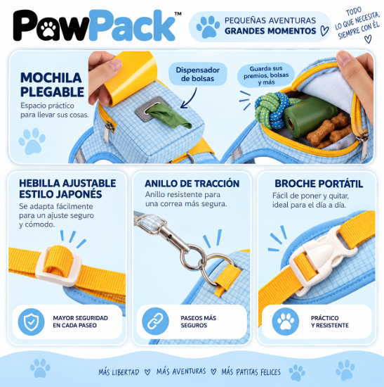 Arnes Mochila Para Perros